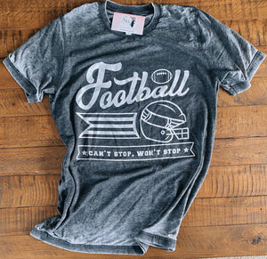 Can't Stop Football Tee
